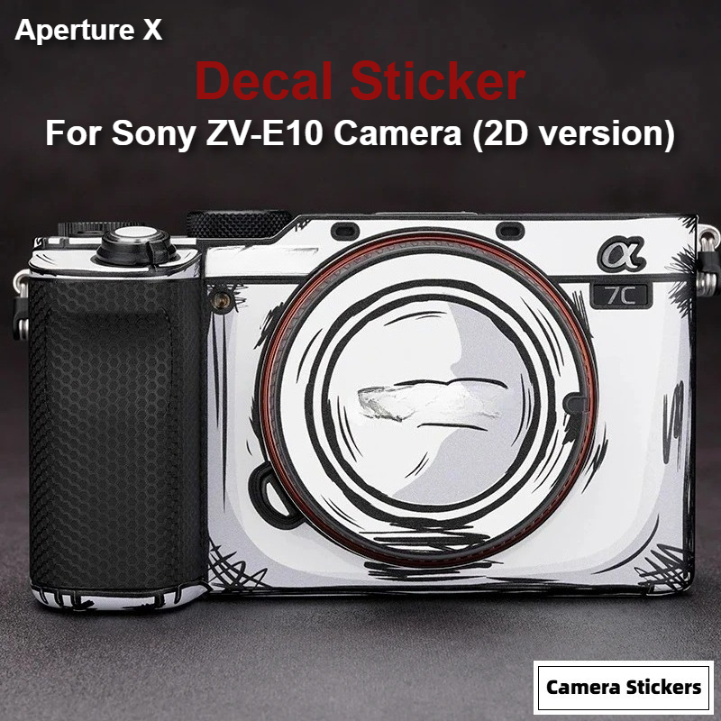 Sony Camera Zv-E10 - ソニー ZV-E10 ZVE10 2D バージョンカメラステッカービニールラップアンチスクラッチ保護フィルムプロテクターコートアルファ ZV