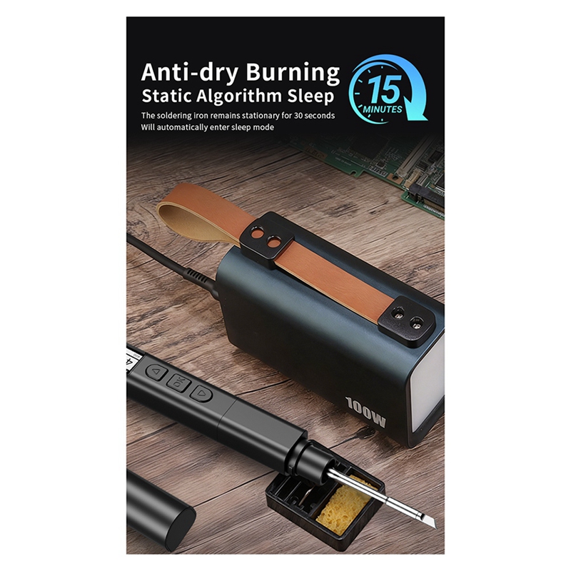 Electronics Repair Tools - AC88 PTS245 PD3.1 Type-C 140W ミニはんだごてステーション、電子機器のDIY修理用デジタルスマートはんだごてキット