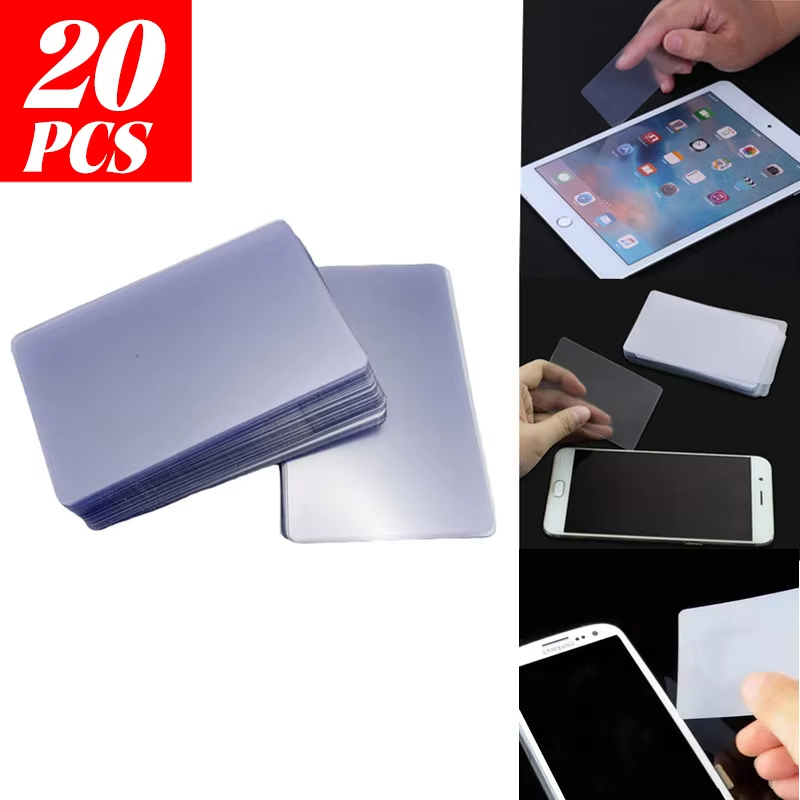 Phone Opening Tool - 10-20個入り超薄型携帯電話用プラスチックカード型オープニングスクレーパー、フレキシブルスクリーン分解ツール、携帯電話・タブレットLCD修理セット