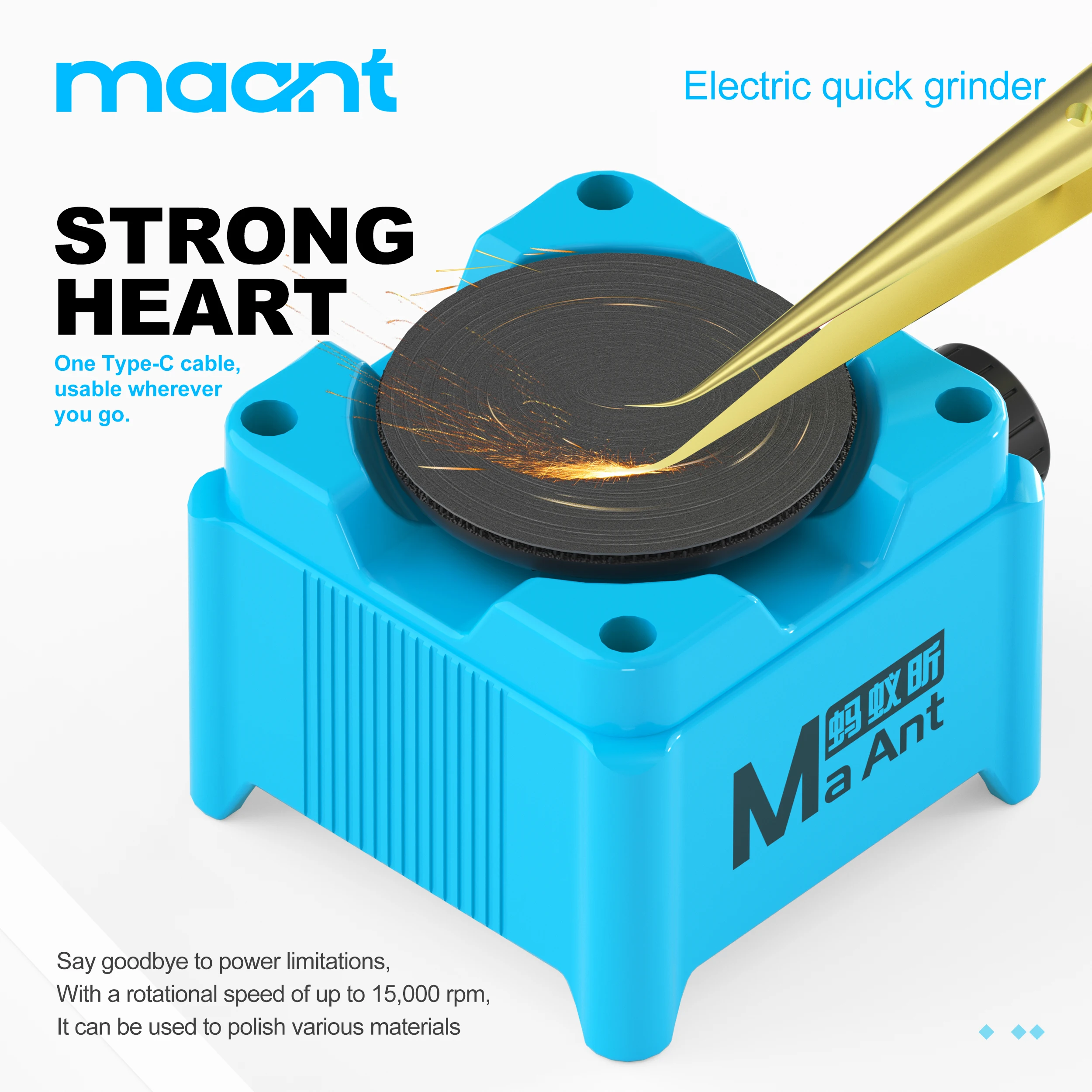 MaAnt KM1 電気グラインダー。7000～15000回 - Electronics Repair Tools のレビューと価格